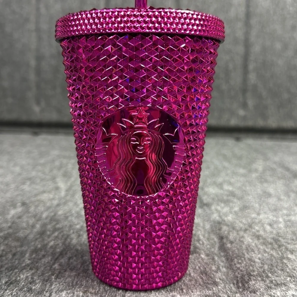Starbucks Fuchsia Studded Tumbler - Picture 3 of 3